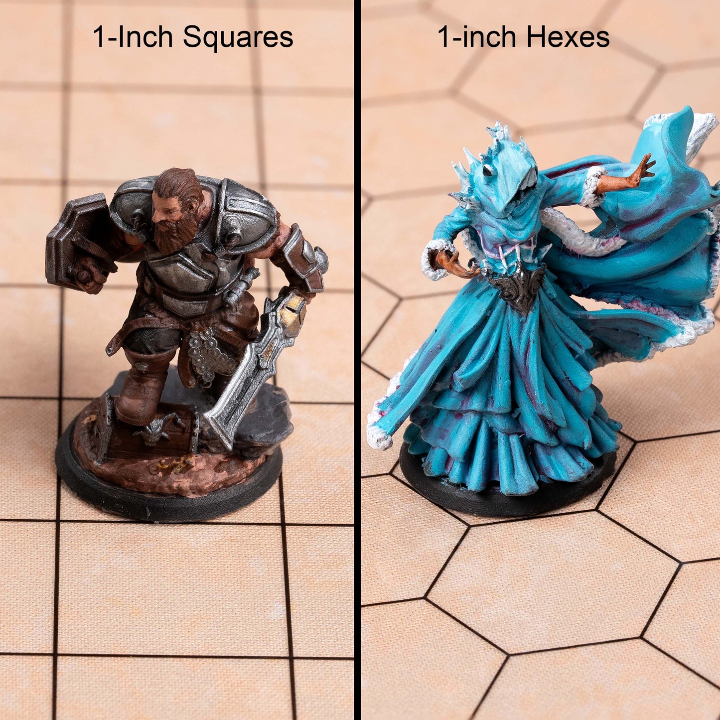 4 Foot Battle Map Replacement Grid Set
