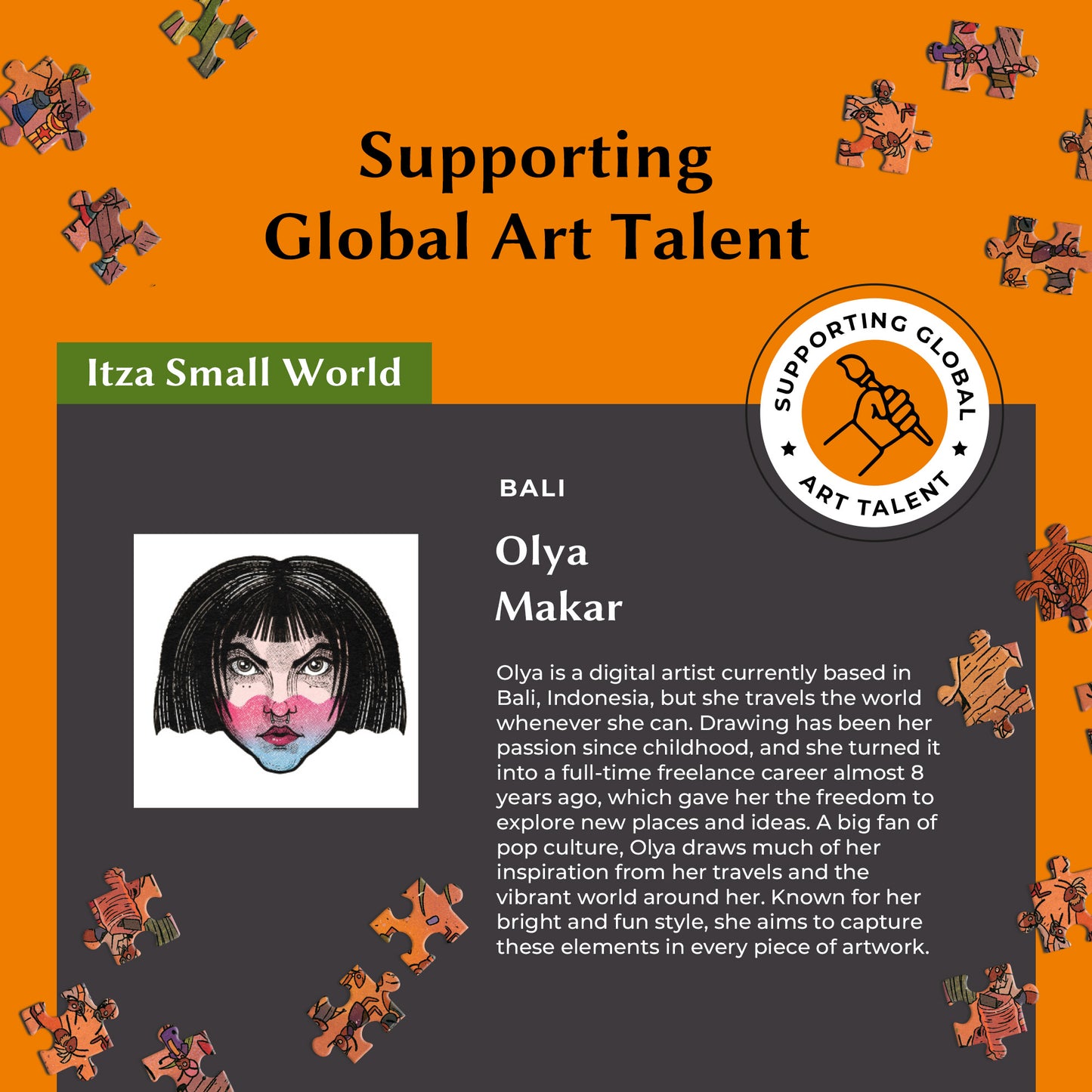 1000 Piece Jigsaw Puzzle – Box Shows Sunrise, Puzzle Reveals Sunset | Time Warp Puzzle Series 2: Itza Small World