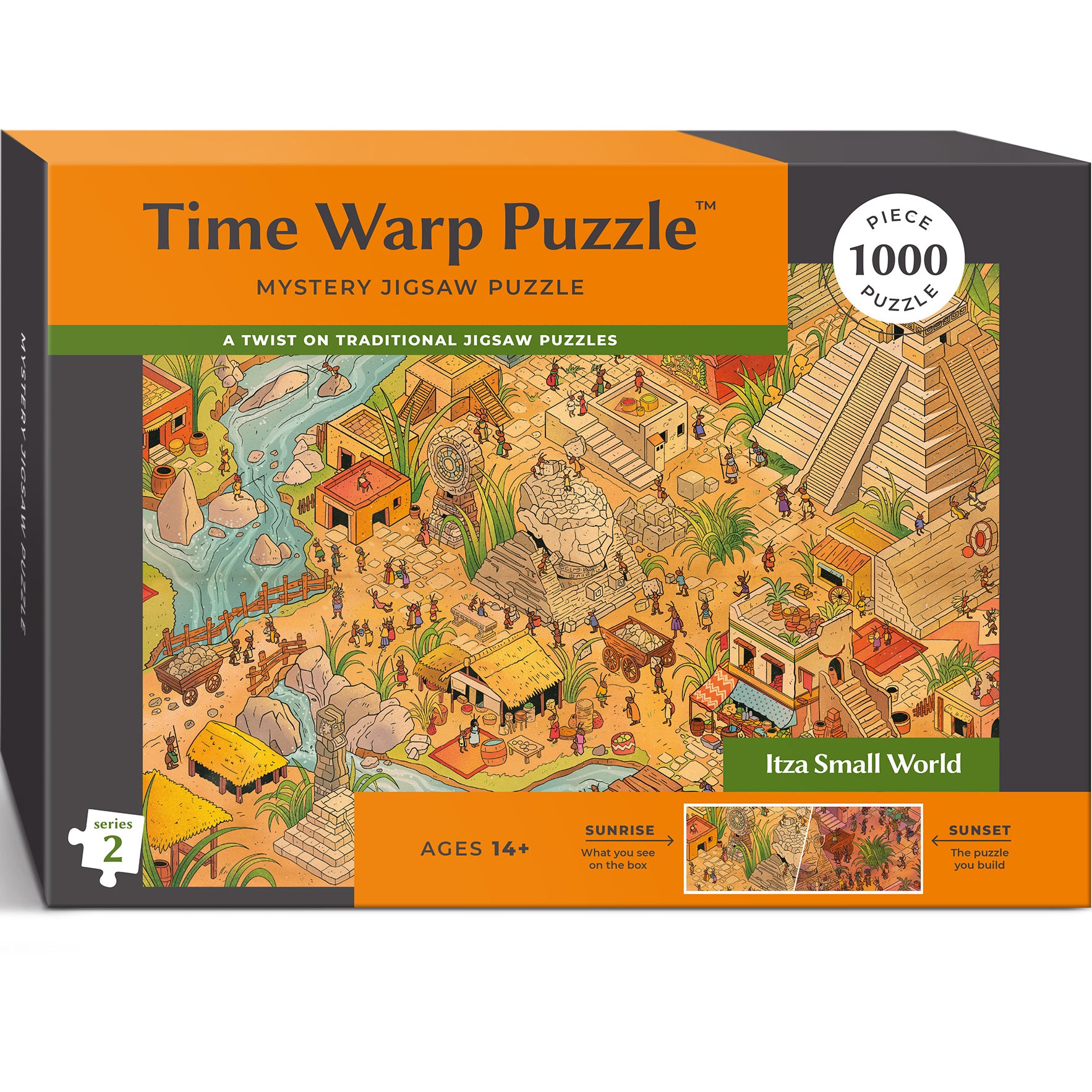 1000 Piece Jigsaw Puzzle – Box Shows Sunrise, Puzzle Reveals