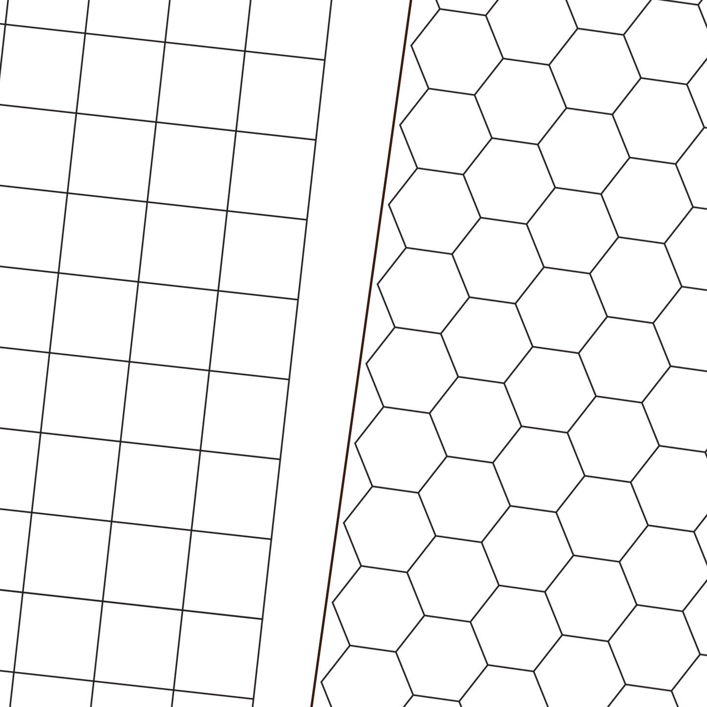 4 Foot Battle Map Replacement Grid Set