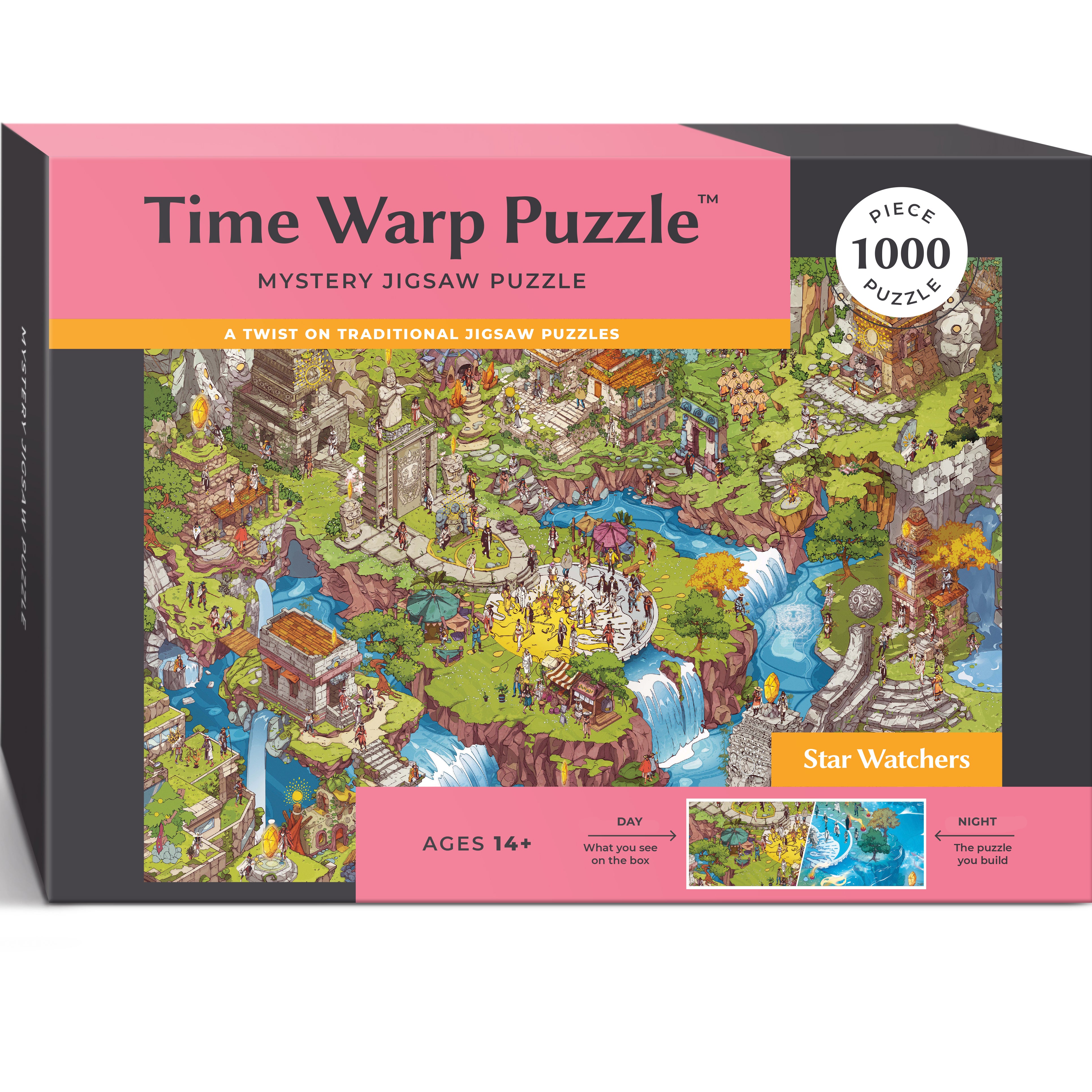 1000 Piece Jigsaw Puzzle – Box Shows Day, Puzzle Reveals Night