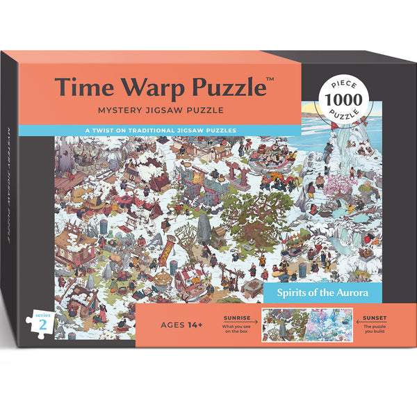 1000 Piece Jigsaw Puzzle – Box Shows Sunrise, Puzzle Reveals
