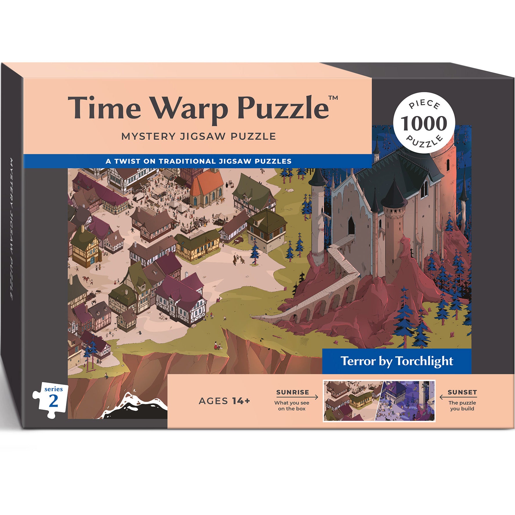 1000 Piece Jigsaw Puzzle – Box Shows Sunrise, Puzzle Reveals